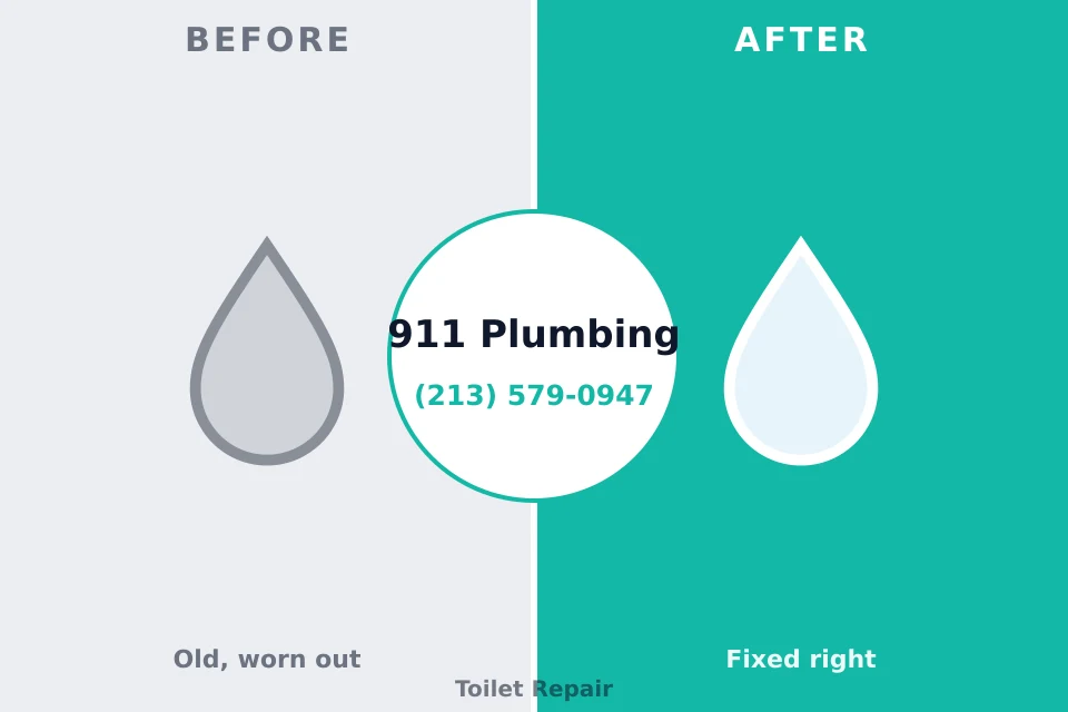 Before and after: plumbing repair Mitchell, NE